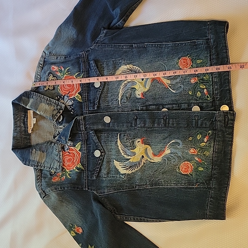 Embroidered Jean Jacket - Picture 6 of 11